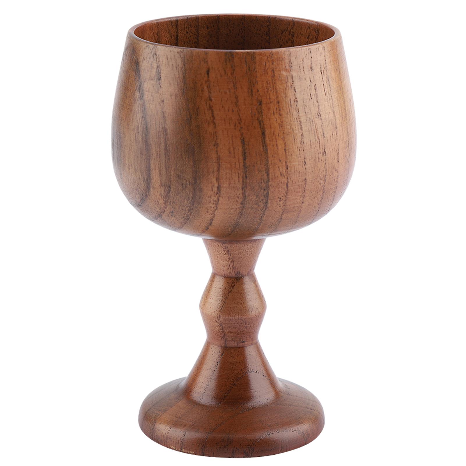 Healthy Wooden Cup Elegant Coffee Wine Grape Drinking Cups Multi functional Wood Mug