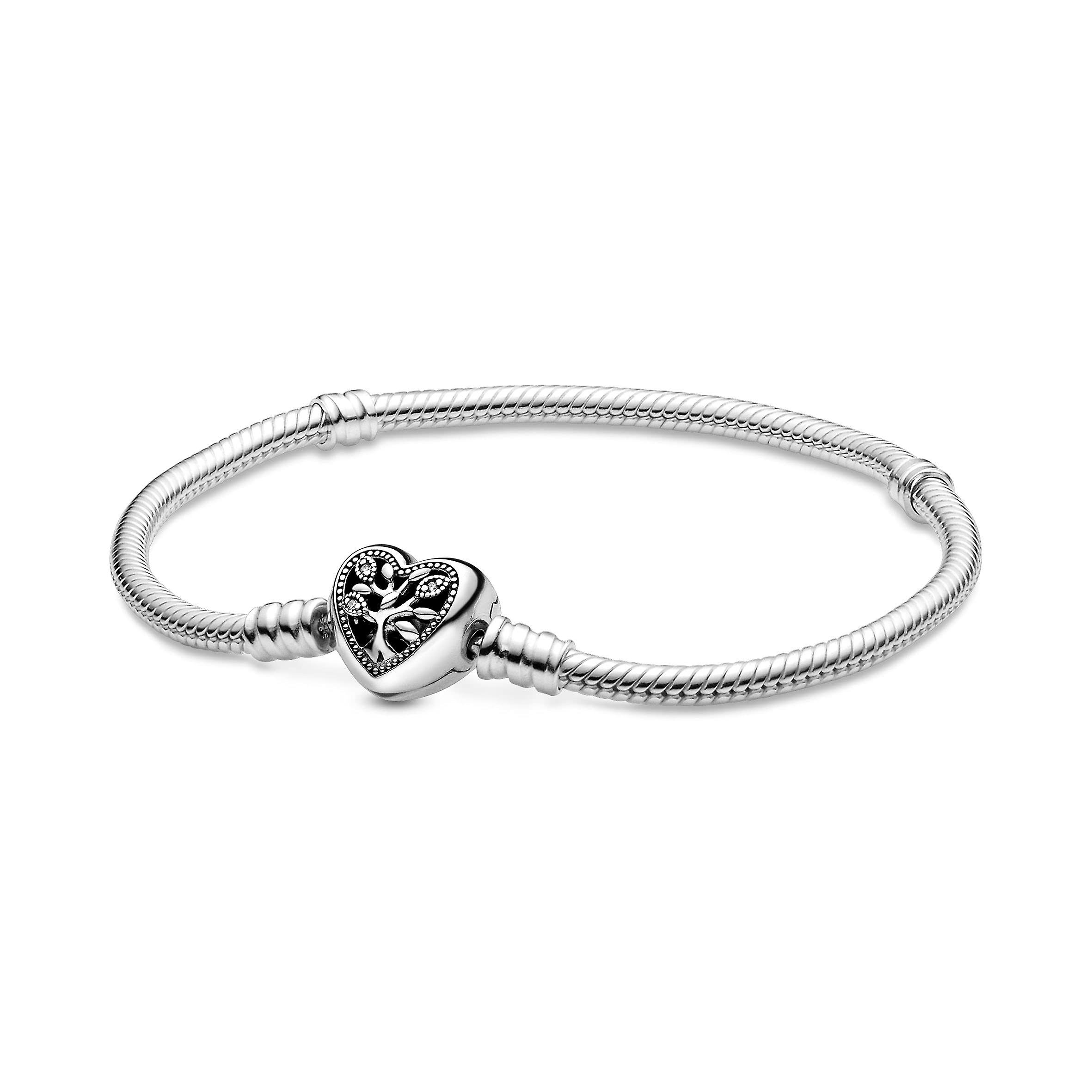 Moments Family Tree Heart Clasp Bracelet