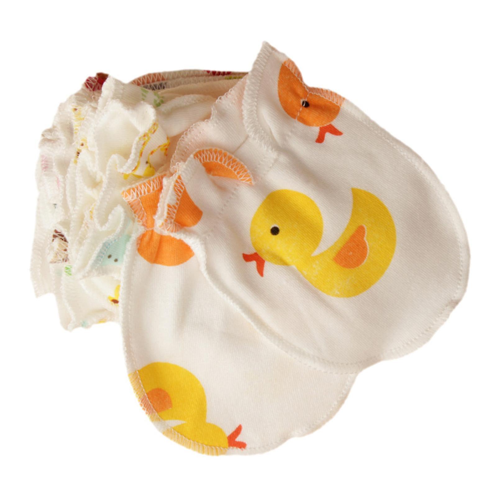 Gants bébé anti-rayures, 6 paires gants bébé anti-rayures 0-3 mois, gants en coton pour filles, gants d'hiver anti-rayures pour bébé, gants bébé pour bébés garçons et filles 0 à 6 mois