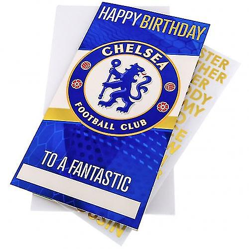Chelsea FC Customisable Birthday Card