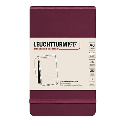 DOTTED Perforated Reporter Port Red A6 Pocket Notepad w/ 184 Pages
