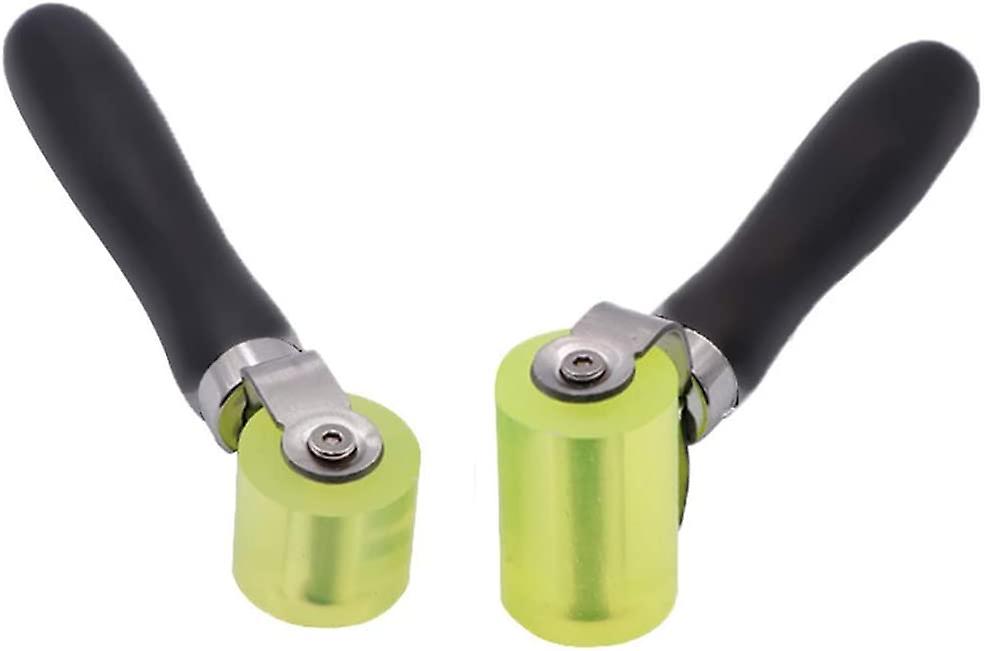 2Pcs Roller Car Sound Deadening Rubber Application Rolling Car Repair Tool