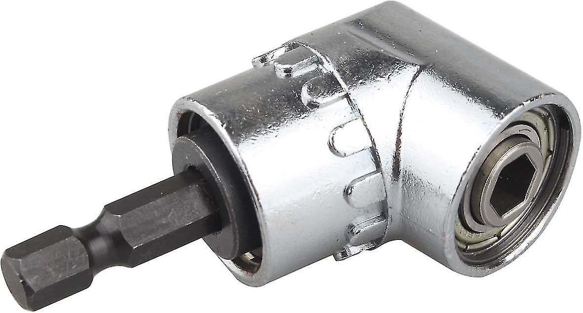 Right Angle Drills Electric Screwdriver Elbow Adapter with Magnetic Quick Change Bit Holder 1/4" 6.35mm Stainless Hex