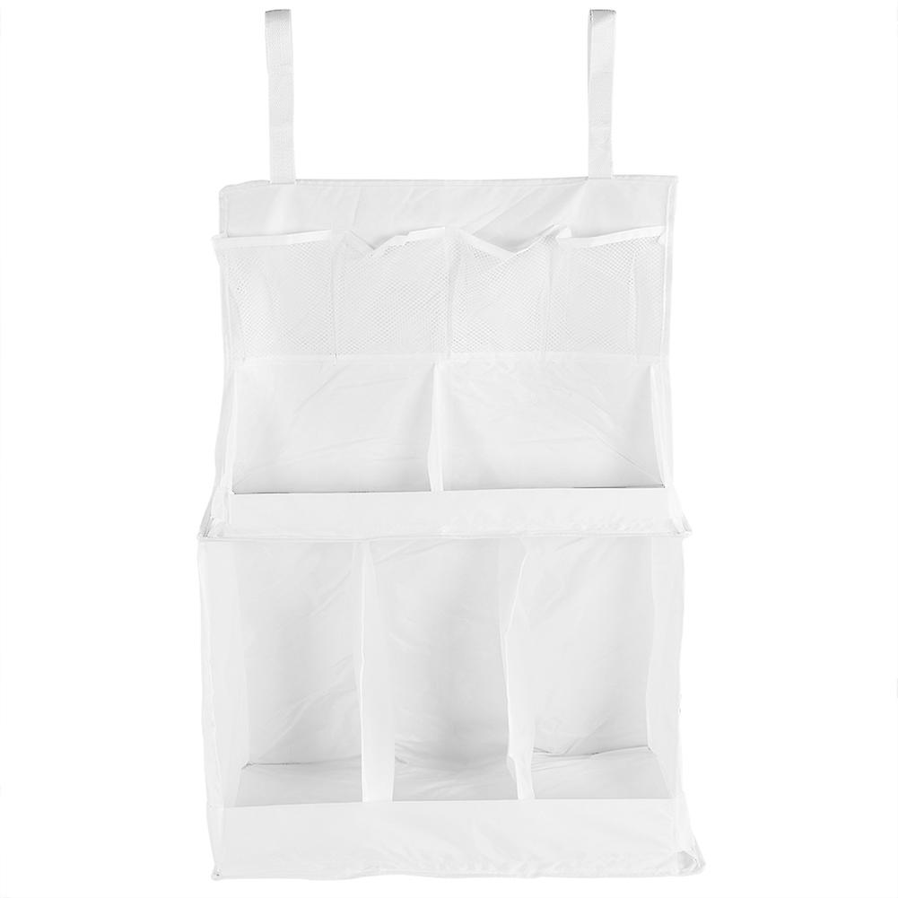 Infant Bed Hanging Storage Bag Diaper Toys Baby Items Organizer Holder with Multiple Pockets A