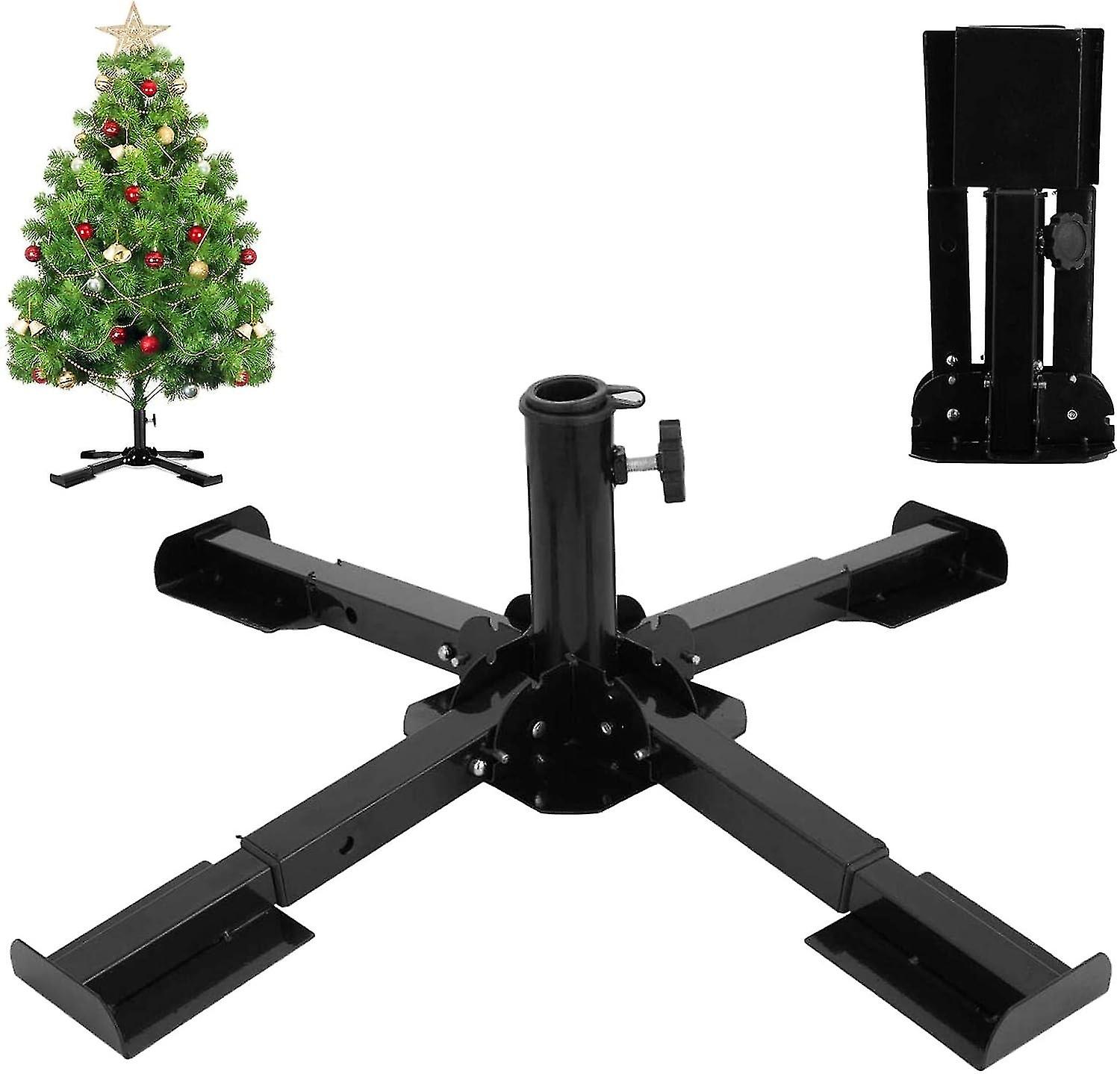 Foldable and Retractable Christmas Tree Iron Frame, Iron Christmas Tree Stand Christmas Tree Stand S