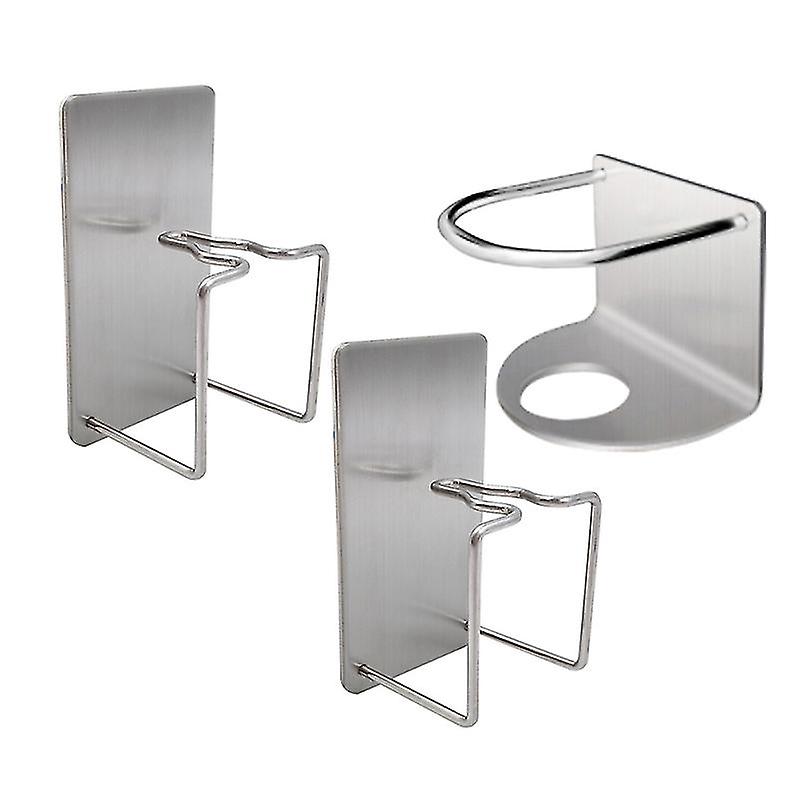 3pcs Stainless Steel Toothbrush Holder