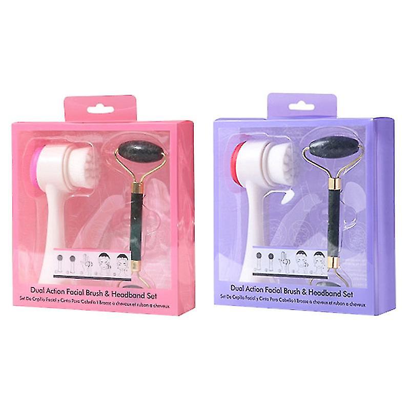 2pcs Double-sided Facial Brush