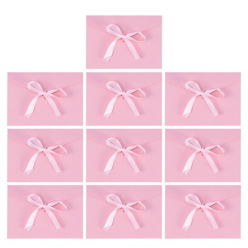 10pcs Creative Bow Envelopes