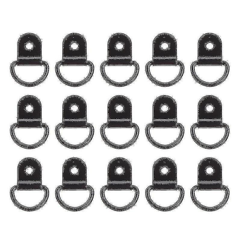20pcs Practical Cargo Tie Down Anchor Ring D Shape Pull Hook For Truck Trailer-ylmyFit