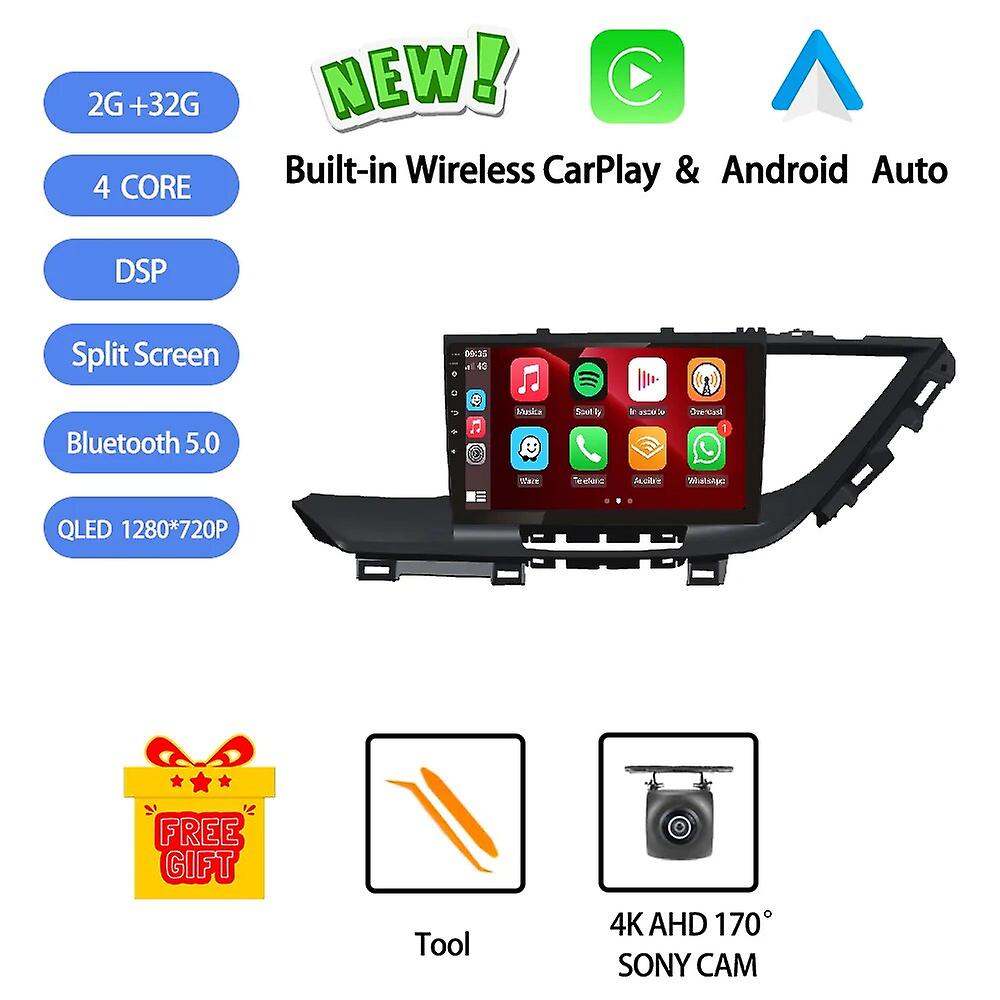 Android 13 For Buick Gl6 2017-2018 Car Radio Stereo Multimedia Video Player Gps Wireless Carplay Head Unit Auto Rds Dsp Qled