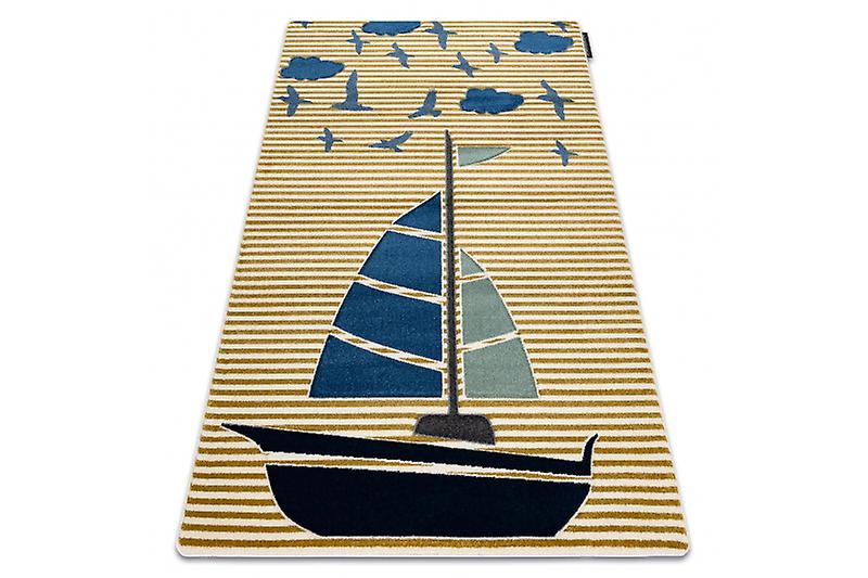 Teppich PETIT SAIL Boot, Segelboot gold