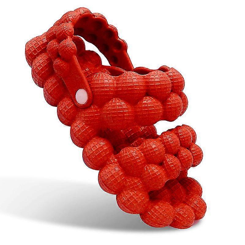 نعال ليتشي مزدوجة الاستخدام صنادل فقاعة صيفية نسائية تخطو القرف الشعور الصنادل نيتفليكس تدليك المنزل الصنادل السفلية رجال