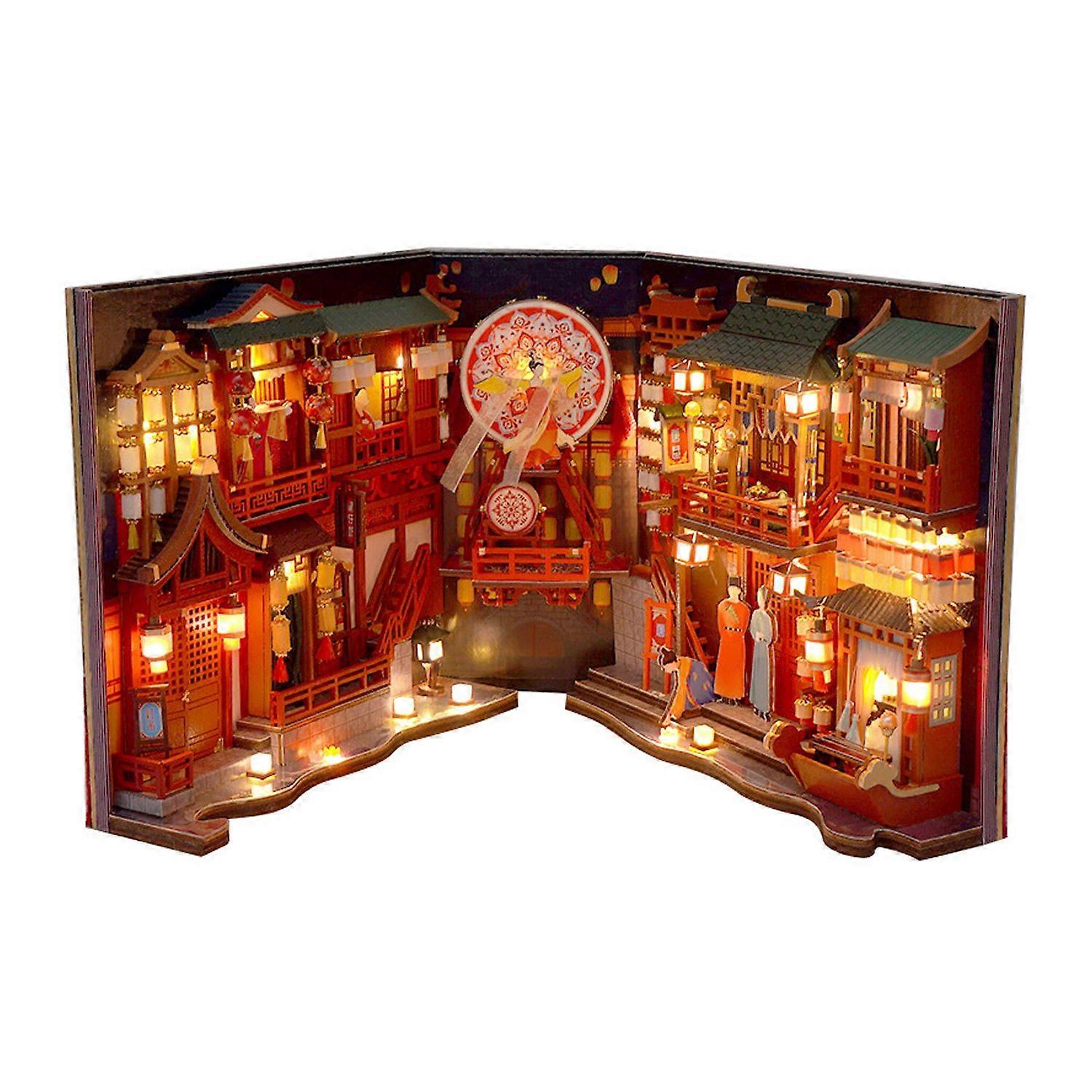 Datang Glory 3D Pop-Up Book Model with LED Lights & Accessories