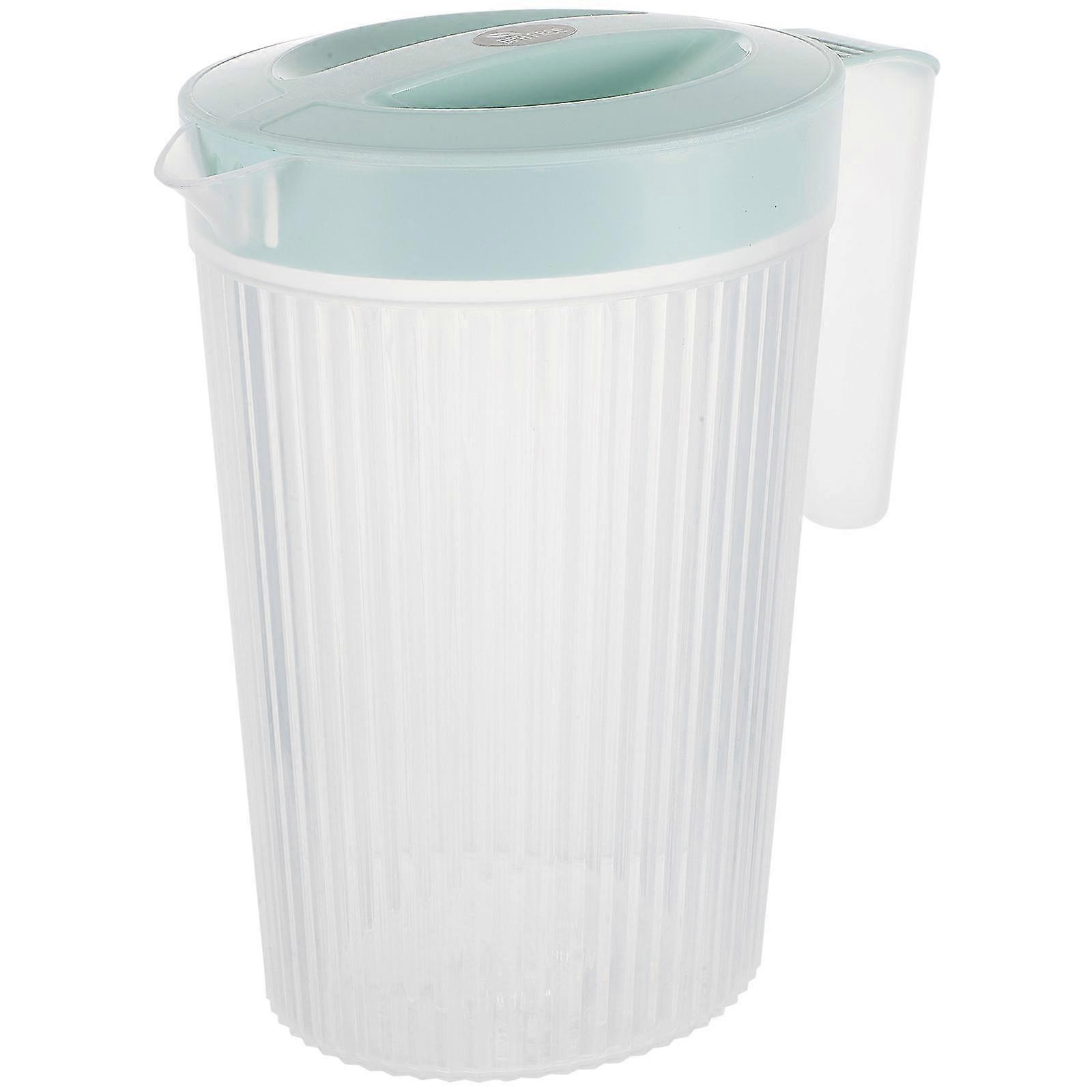 Pichet en plastique avec couvercle Pichet à eau Pichet à jus Pichet à thé glacé Pichet à limonade 2L
