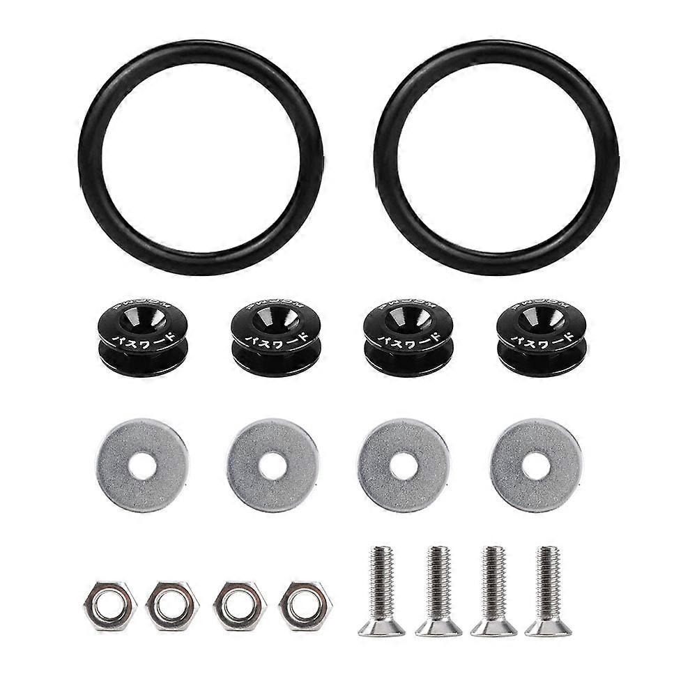 Aluminum Quick Release Fasteners For Front Rear Bumper Hatch Cover Surround Fixing Buckle Car Accessories