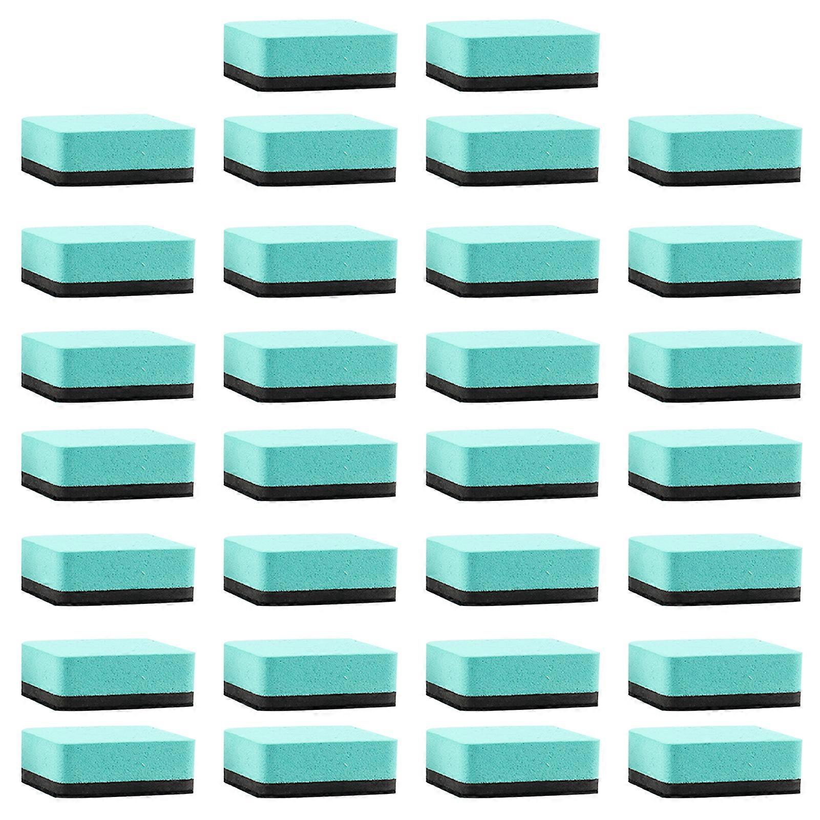 30Pcs Dry-Erase Erasers Magnetic Whiteboard Dry Erasers Bright Color Compact Size Portable Mini Dry-Erase Board Erasers