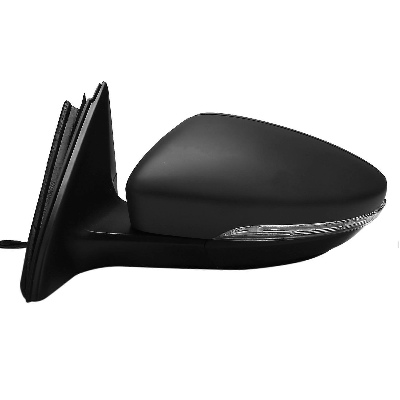 Left Side Rear View Mirror Assembly Power Glass Heated Turn Signal Foldable 8 Wires for 2011 - 2018