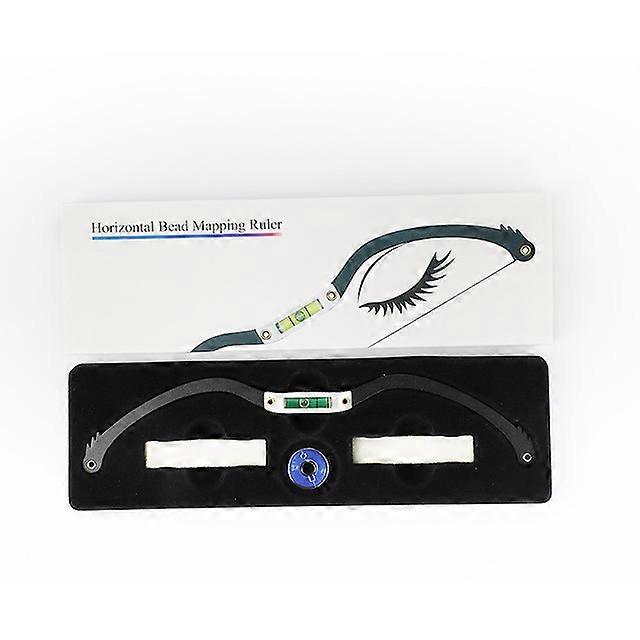 Microblading ماكياج شبه دائم القوس والسهم خط المسطرة قياس حبل رسم خرائط الحاجب مع 15 بطانات سلسلة 15 بطانات الصباغة