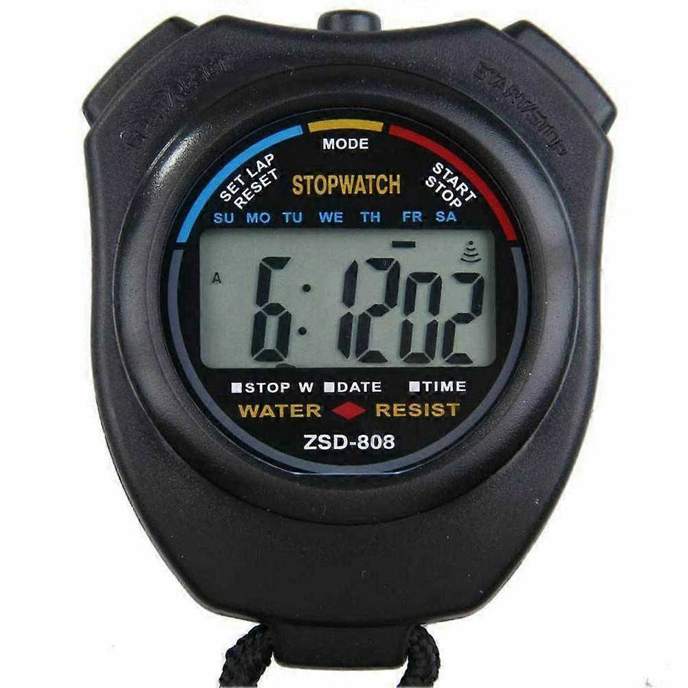 Small Handheld Sports Stopwatch Portable Digital Stop Watch Multi Function Timer
