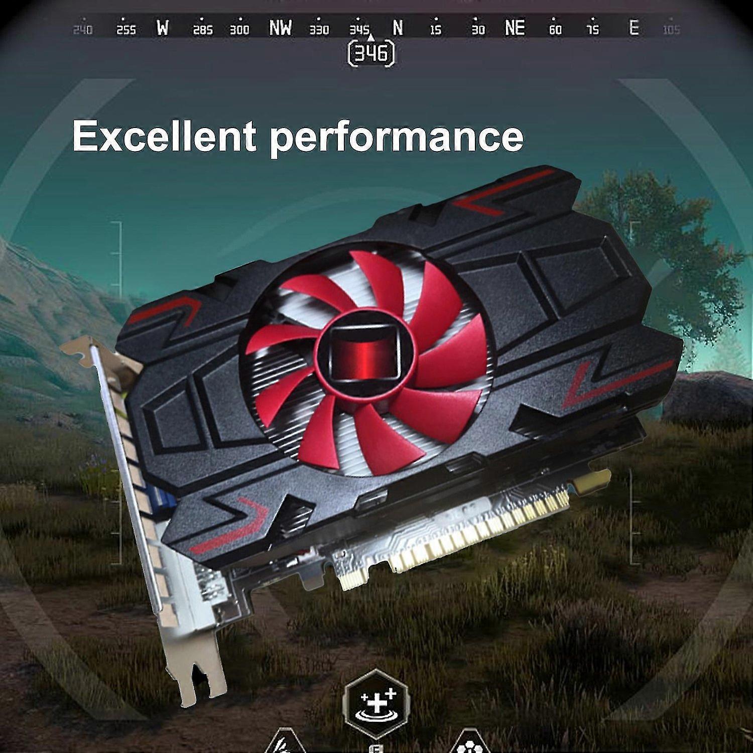 HD7670 Graphics Card Independent Low Operating Temperature DDR5 4GB Gaming Video Card for Desktop