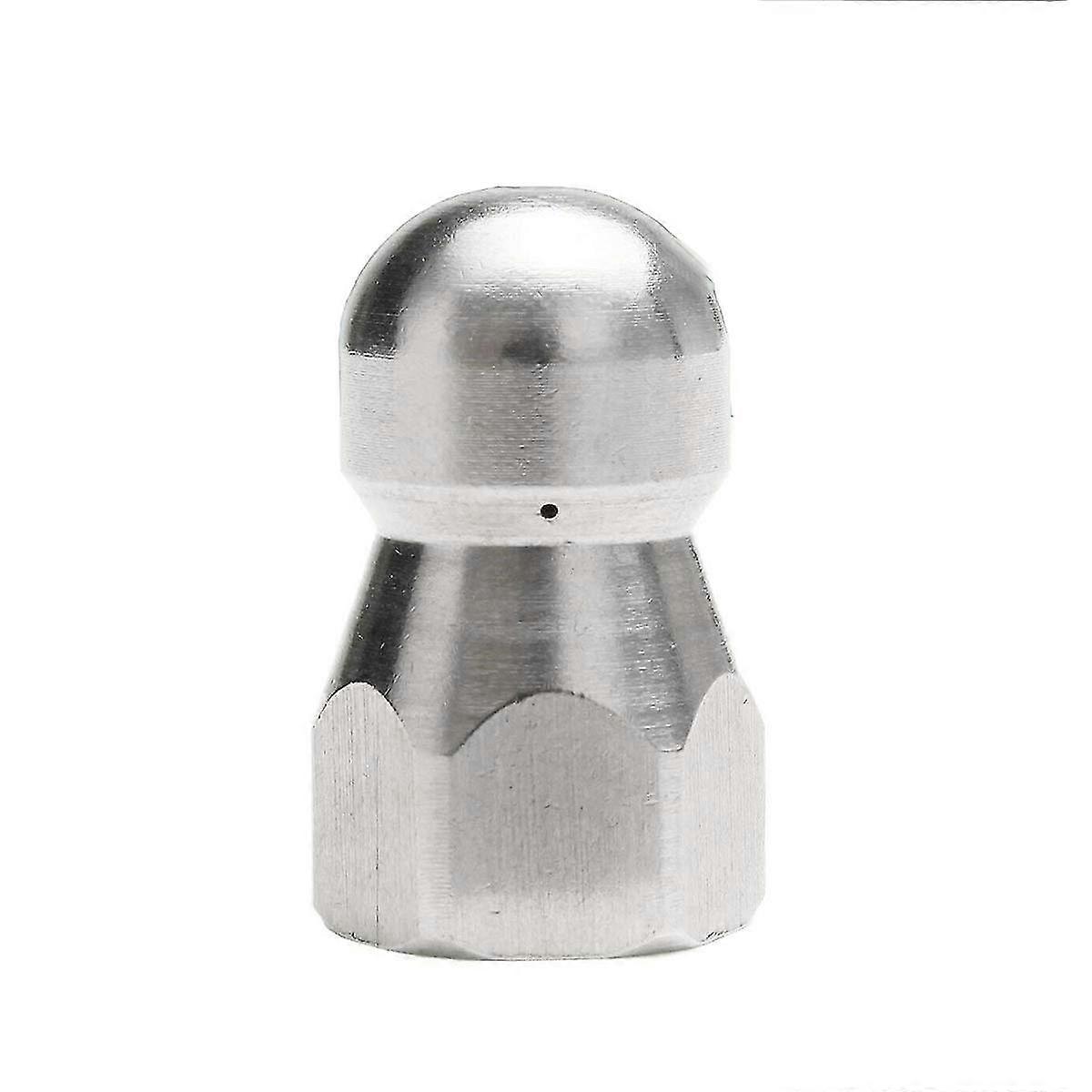 Sewer Pipe Dredging Pressure Washer Rotating Cleaning Nozzle Silver