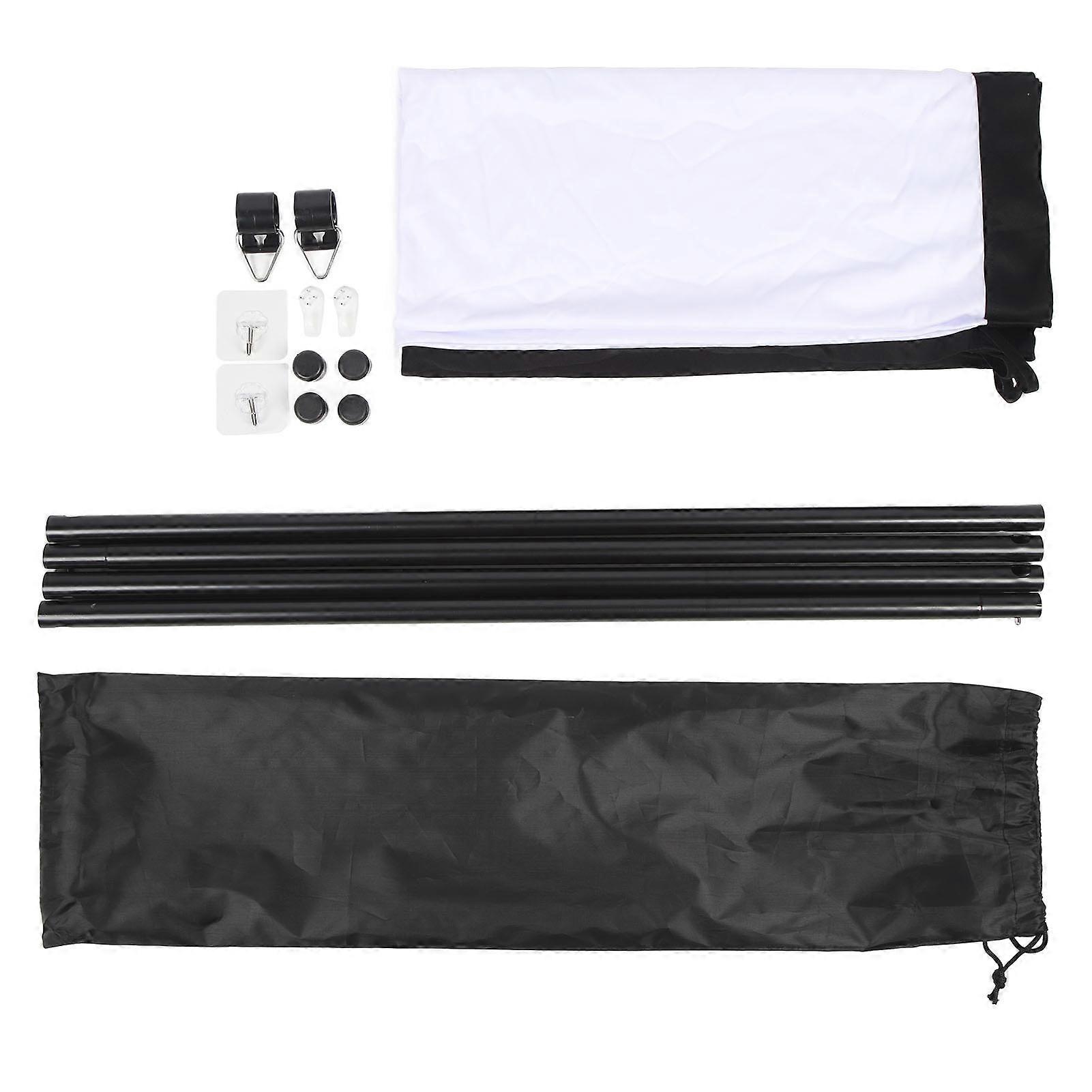 Projection Screen HD Foldable Portable Wrinkle Resistant Wall Mounted Projector Movie Screen for Indoor Outdoor 60 Inches