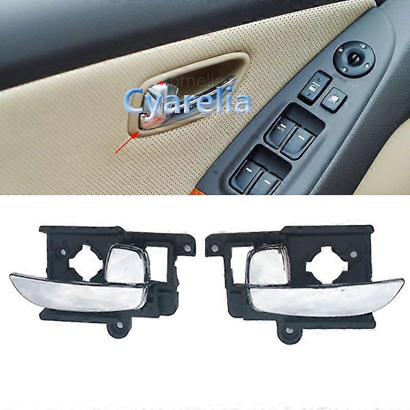 LH/RH Car Vehicle Interior Inside Vehicle Interior Inner Vehicle Interior Door Handle Chrome FOR HYUNDAI Elantra 2007-2010 82610-2H000 82620-2H000