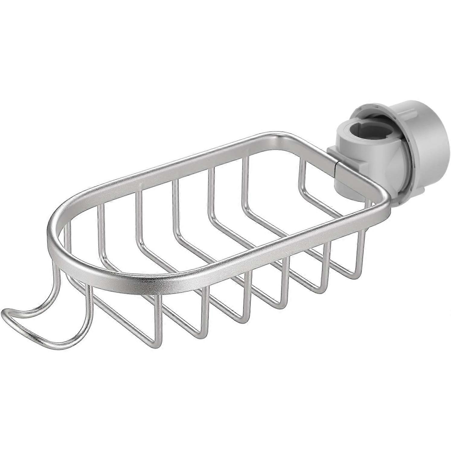 Updated Telescopic Sink Storage Rack Kitchen Adjustable Length Sink Drainer Soap Dish Extendable HangerNEW8