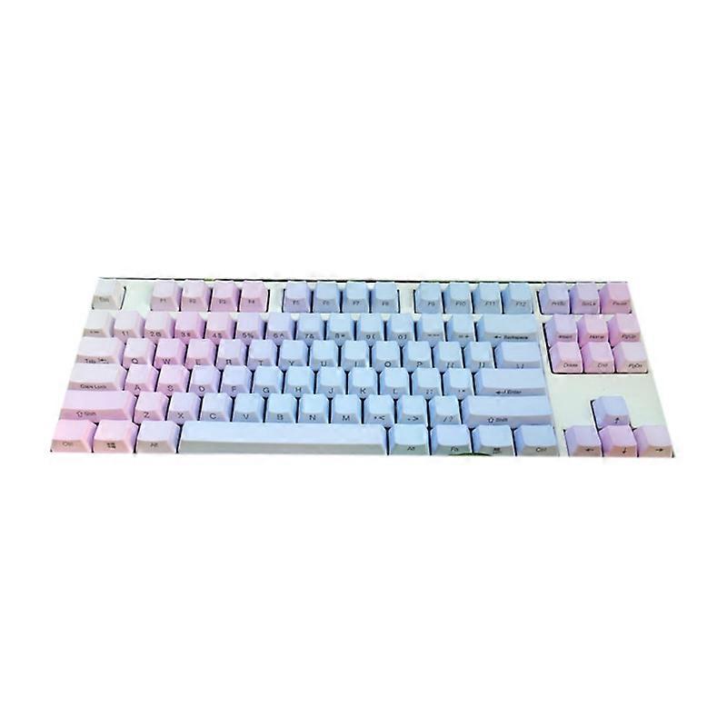 87/104/108 Keys Side-Printed Thick PBT Keycaps OEM Profile Backlit Gradient
