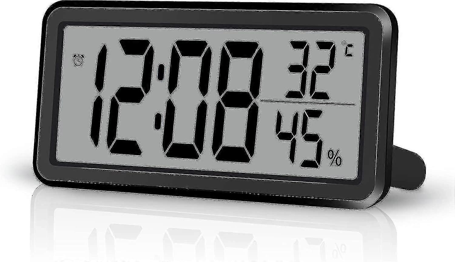 Th lcd sveglie digitali con display a cifre grandi, piccolo orologio da parete digitale