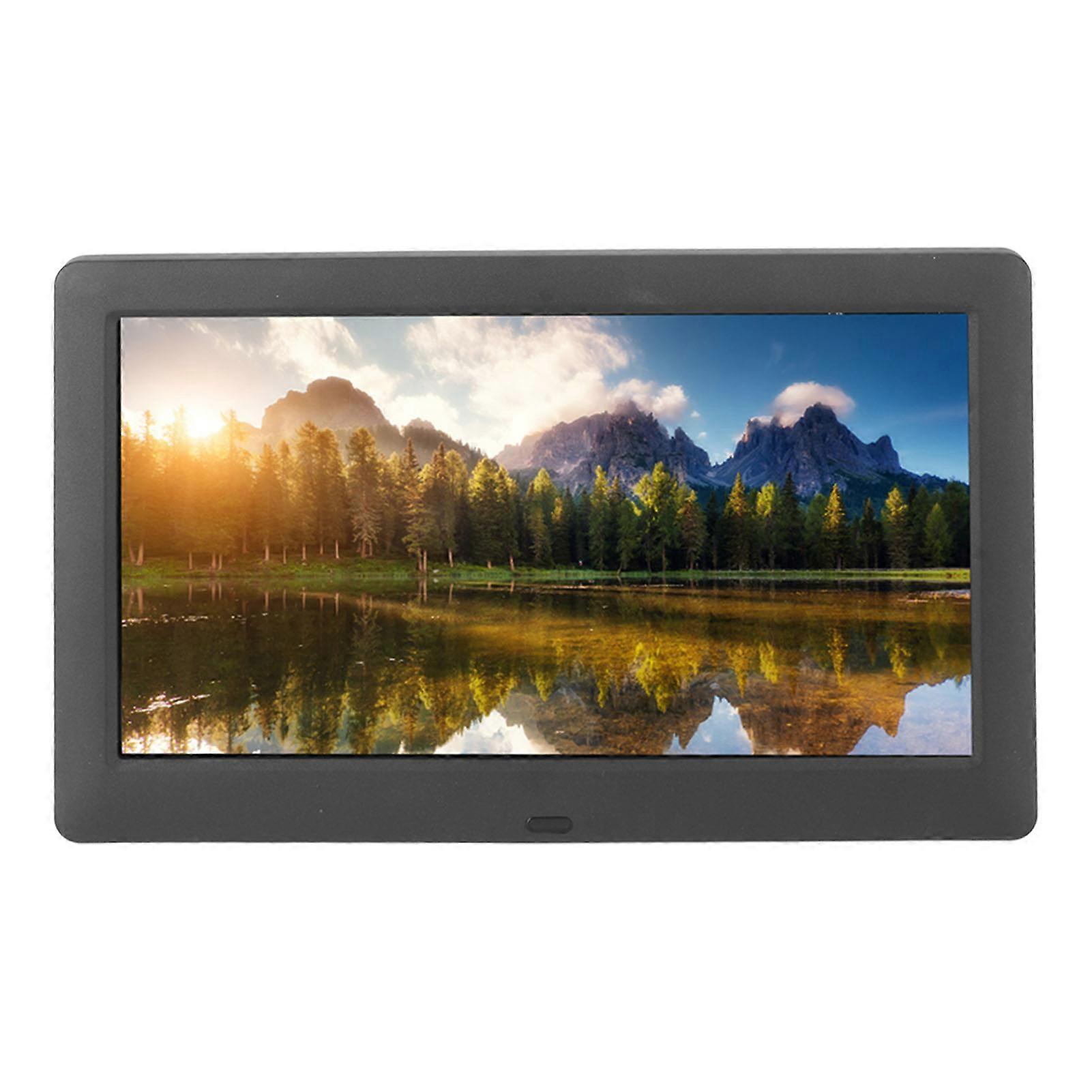 Digital Photo Frame 8 Inch HD IPS Music Video Playback Electronic Picture Frame with USB Storage Card Port 100240V UK Plug