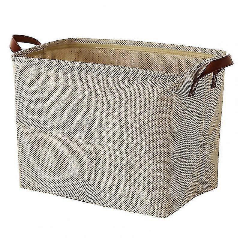 Storage Basket Dense Stitches Fabric Clothes Basket For Laundry E