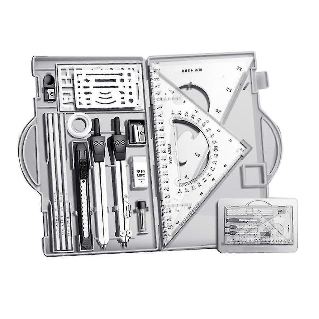 Architect Set,professional Geometry Set,compass And Protractor Set,drafting Tool