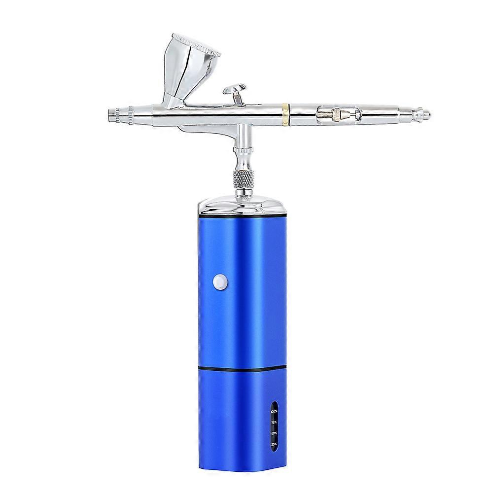 Free Shipping Rechargeable Cordless Airbrush Compressor Spray Paint Type C USB 1.2M Hose 0.3mm Needles Pneumatic Tool