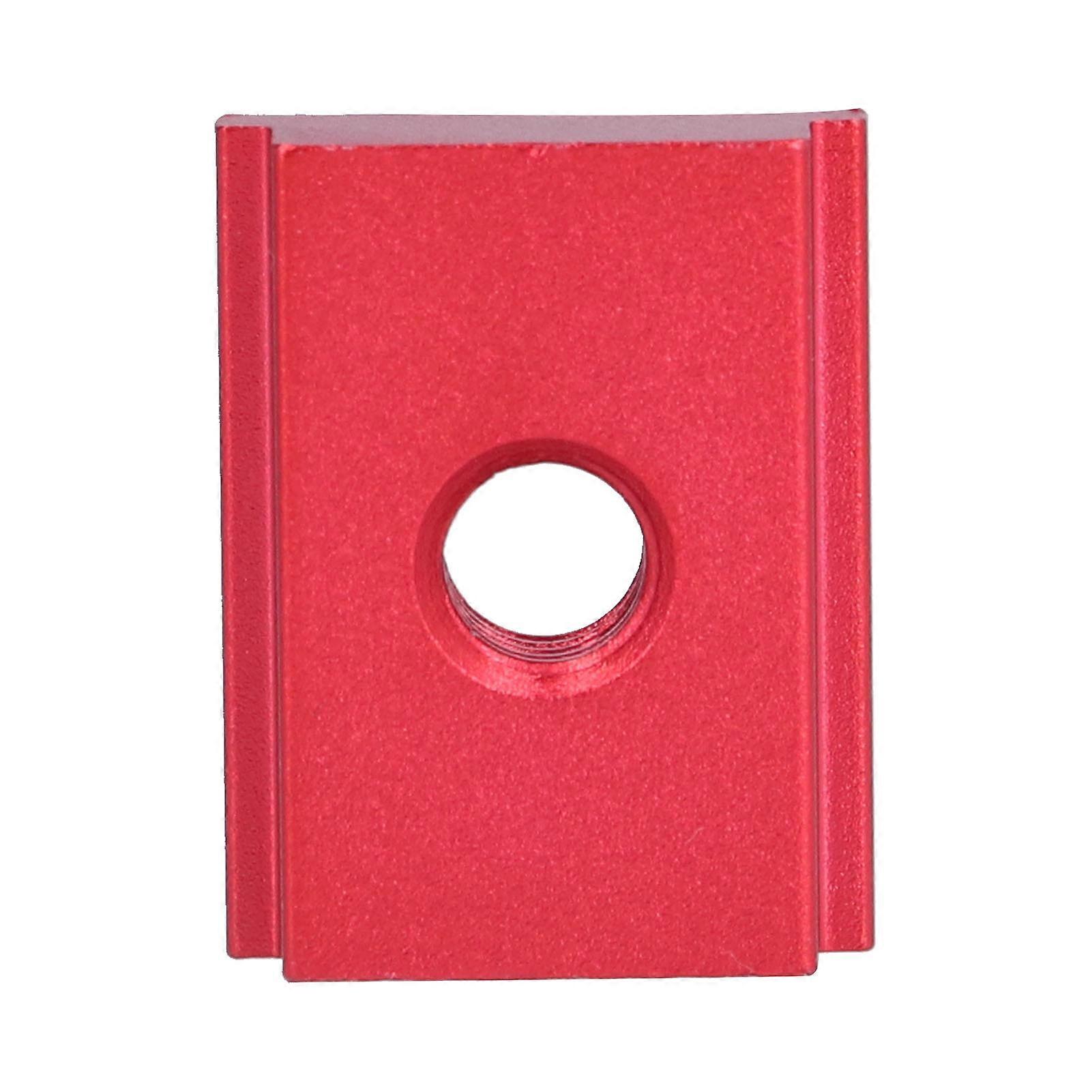 5Pcs συρόμενο παξιμάδι Τ Track Slider κράμα αργιλίου Ξυλουργική εργαλείο Jigs βιδωτό συνδετήρα υποδοχή RedM8