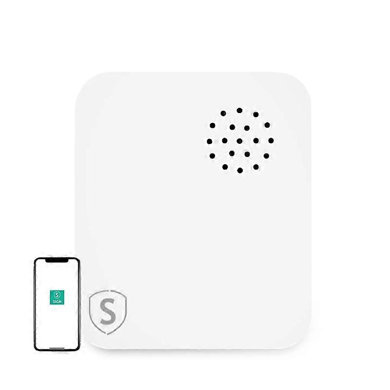Smart Home WiFi Vibration Sensor - White