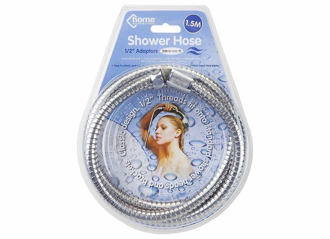  Home Connection Chrome Shower Hose Connector - 1.5m