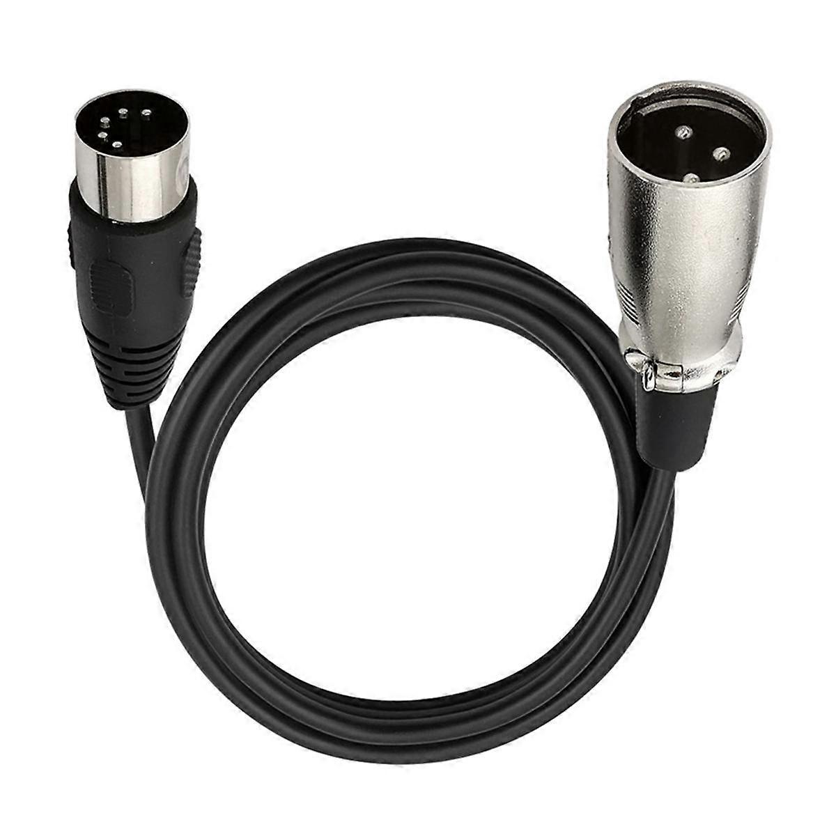 DIN 5 Pin to XLR 3 Pin Audio Cable for Match Music Instruments or Cables with MIDI or XLR DIN 5P Ma