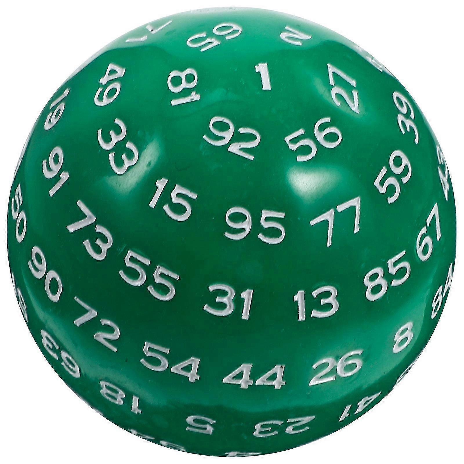 Game Dice 100 Sided Dice Acrylic Number Dice Small Gaming Dice Portable Party Game Dice-Yvan