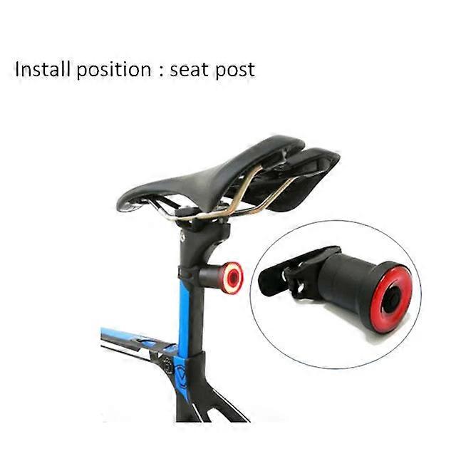New Xlite 100 Cycg Bike Led Rear Light Tail Flashlight Usb Rechargeable Cob Smart Brake Lamp