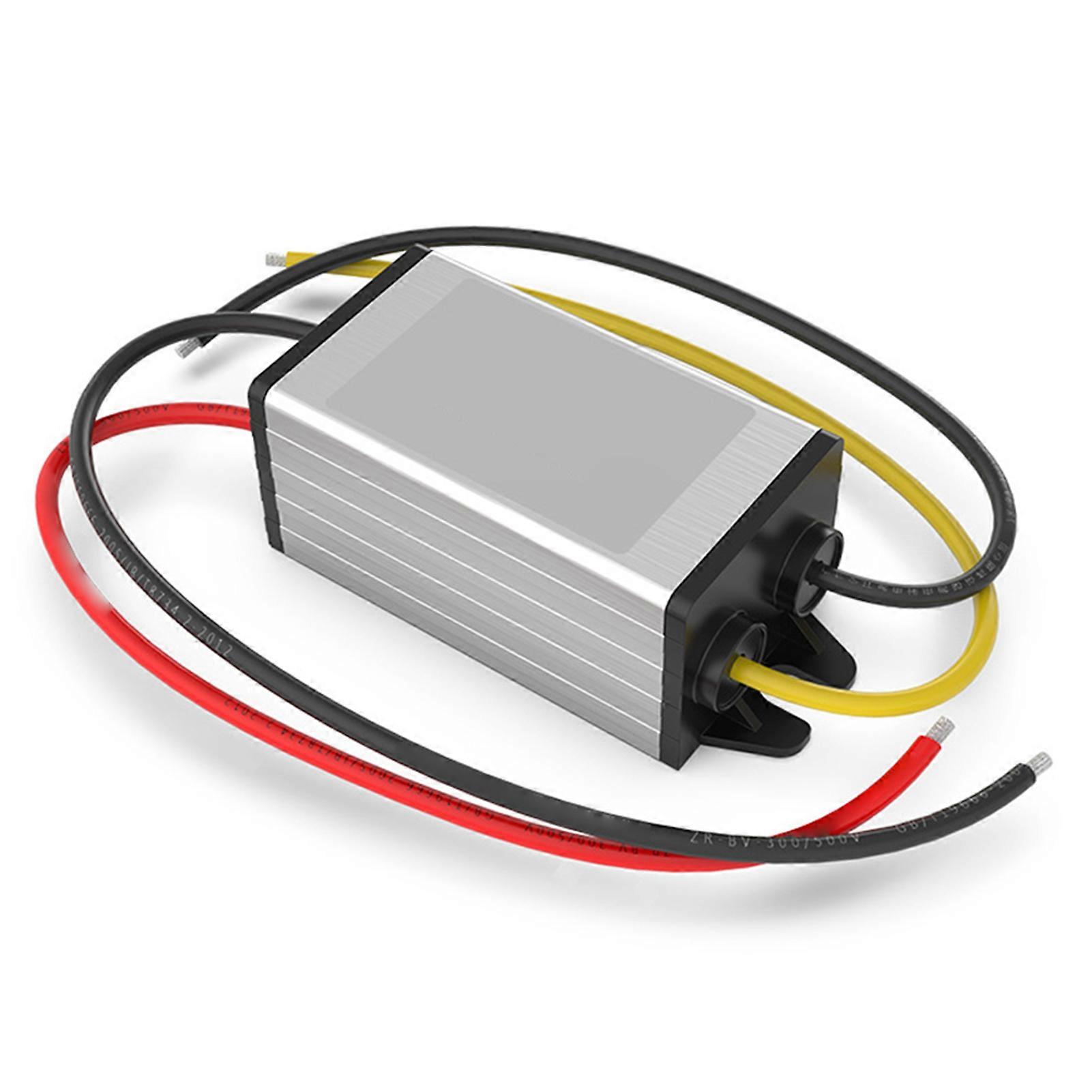 Waterproof DC Buck Converter Regulator Adjustable Output Power Supply Transformer for Vehicle Monitoring Supply