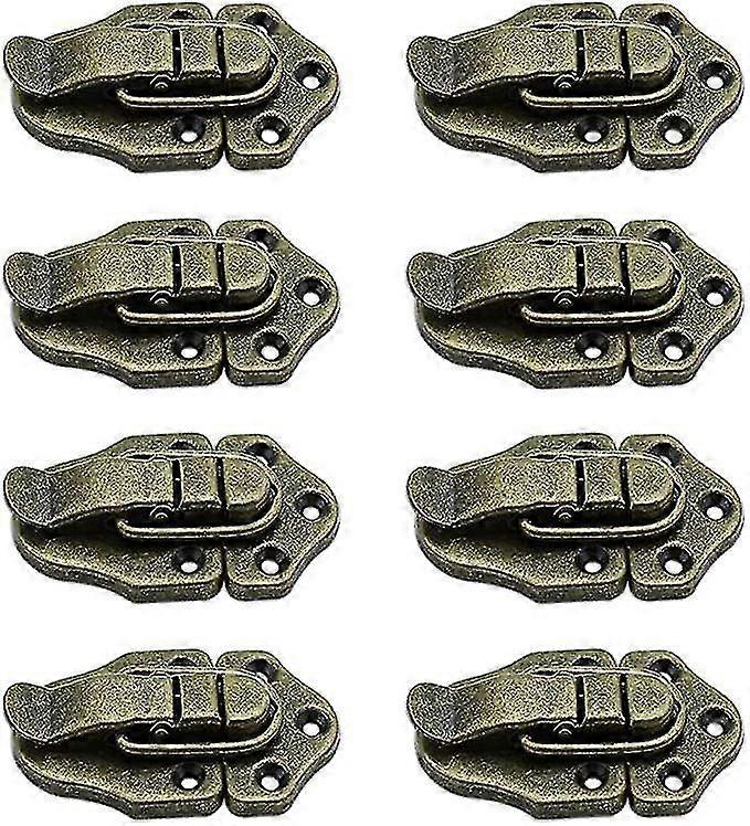 Set Of 8 Vintage Latches Toggle Clasp -bronze Jskee