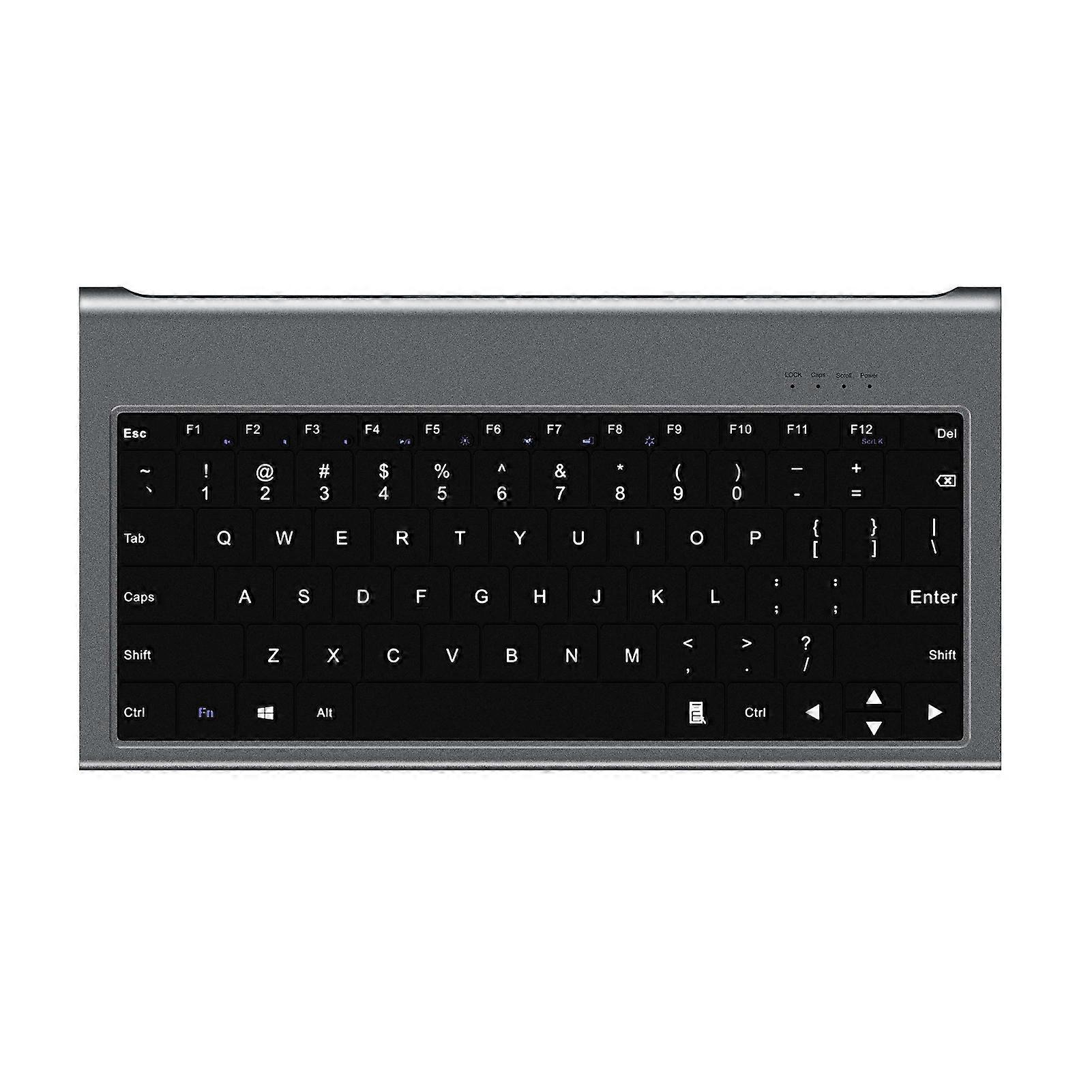 11 in 1 Keyboard Docking Station with LED Light High-Speed Multipurpose Splitter for PC Notebook Laptops
