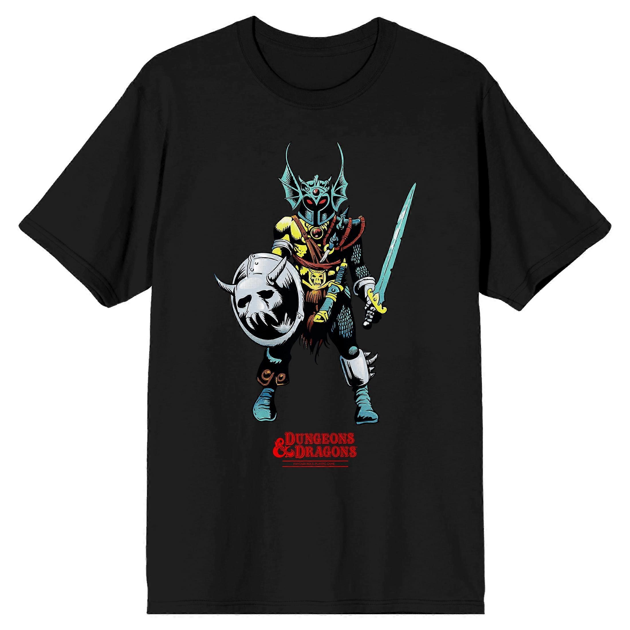 Dungeons & Dragons Warduke Mænds Black Graphic Tee-Oer222