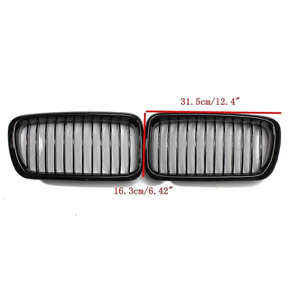 Glossy Black Front Sport Kidney E38 Grille For BMW E38 740i 740iL 750iL ...