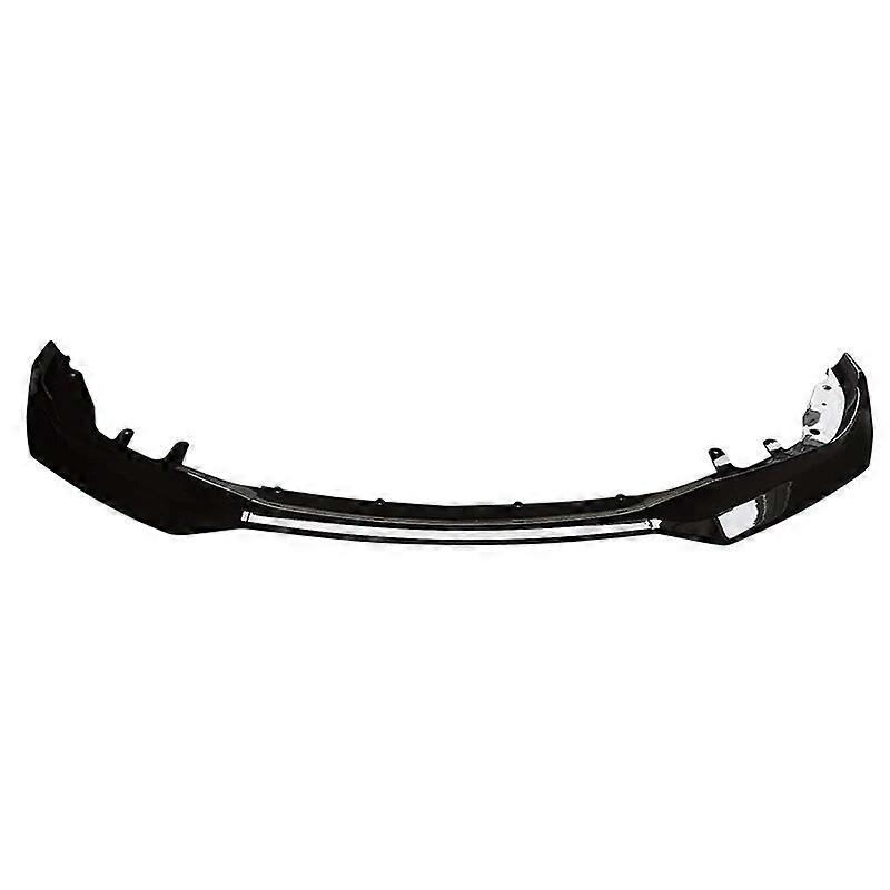 For BMW 4 Series G22 G23 2020-2021 Car Front Bumper Lip Spoiler Gloss Black Carbon Fiber Look Bumper Car Modification Body Kit