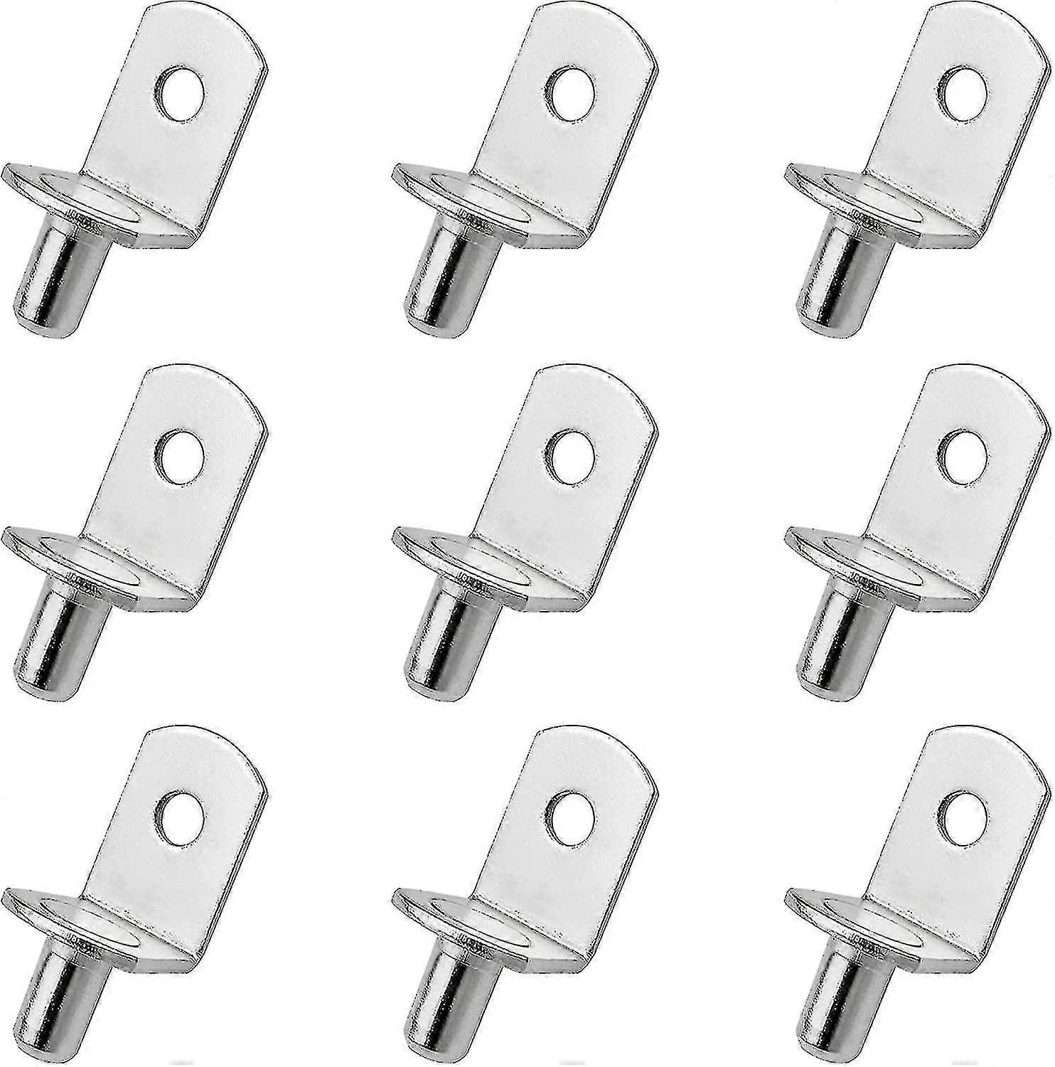 25 Pieces Shelf Support Pegs Metal Shelf Support Pin Shelf Cleats L Shape Support Bracket For Wood Or Glass Cabinet Cupboard Bookcase