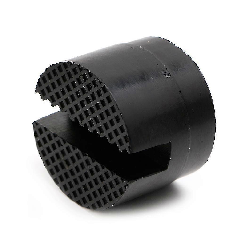 4-Piece Car Jack Pad Adapters - Universal Slotted Rubber Pads For Jack Stands (2-3 Ton Load)