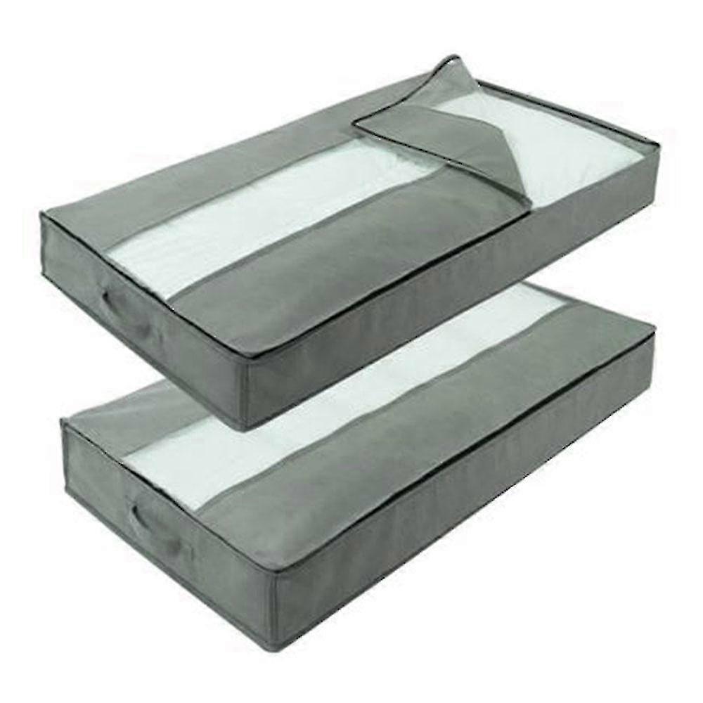 2 Pack Underbed Storage Bag Organizer
