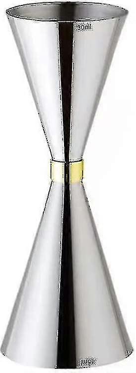 Stainless Steel Mixer, Single/double Measuring Cup, Built-in Scale Markings: (silver, 30/45 Ml) 1 Pc